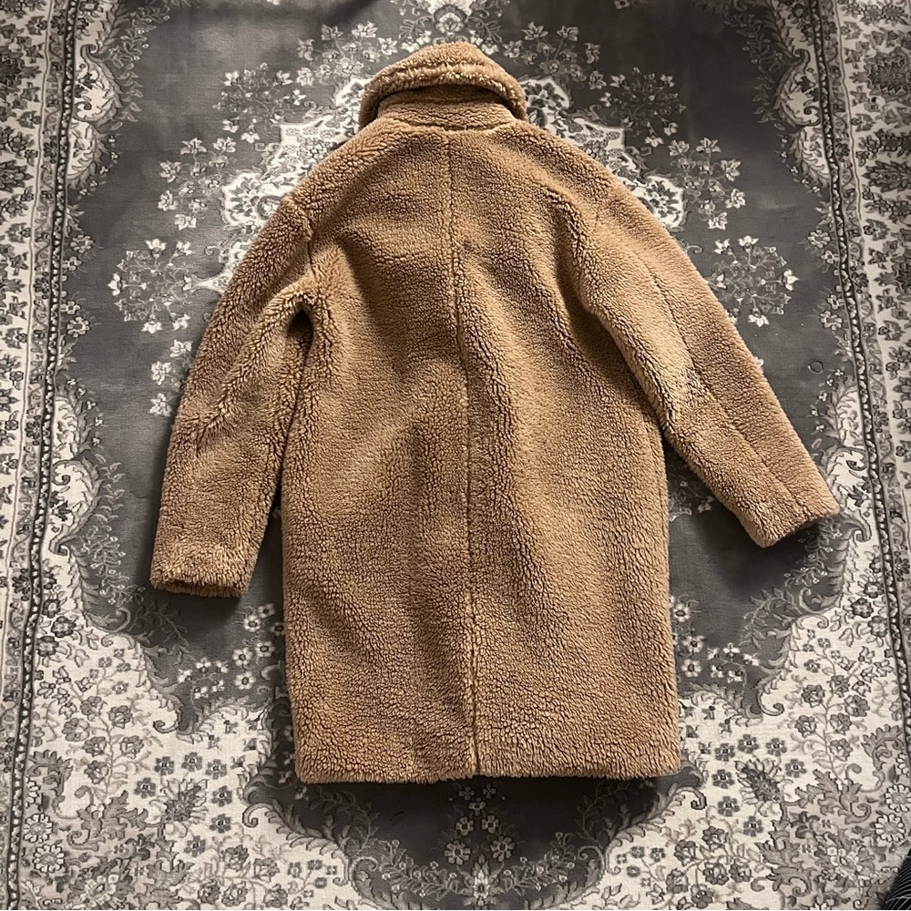 LUCKY BRAND Miss Teddy Coat in Tan Size S COZY CUTE WINTER - Picture 3 of 8